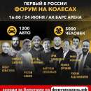 На «Ак Барс Арене» пройдет Форум на колесах